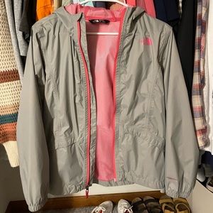Girls Kids North Face Rain Jacket